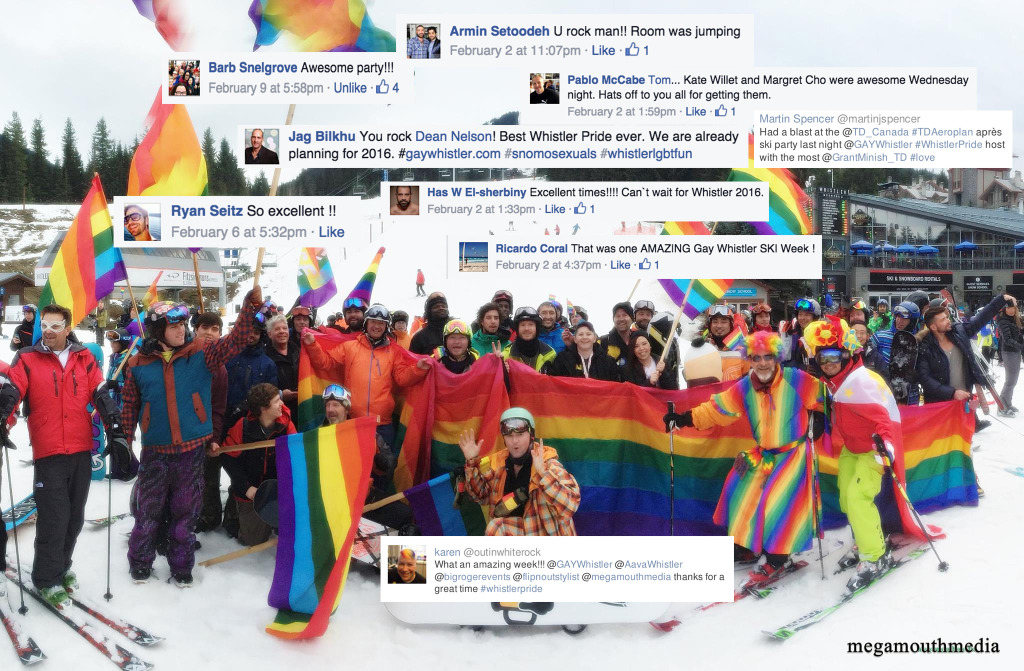 Whistler Pride 2015 photo by megamouthmedia social media comments