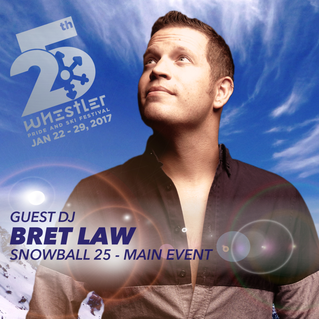 DJ Bret Law opens Snowball25 at Whistler Pride and Ski Festival